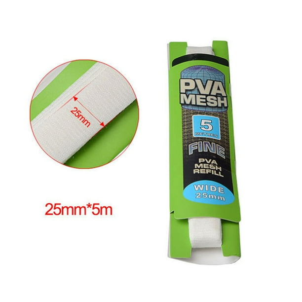 Fishing PVA Mesh 5M Fishing Mesh PVA Bag Water Soluble Bait Holder Baiting Tool Tackle Accessory